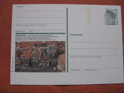 Bildpostkarte Seligenstadt