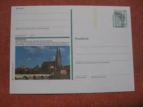 Bildpostkarte Regensburg