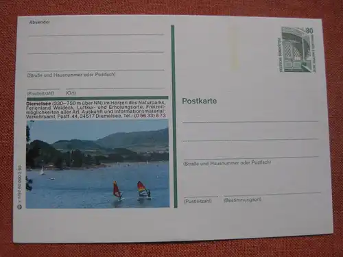 Bildpostkarte Diemelsee