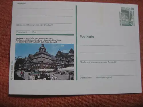 Bildpostkarte Herborn