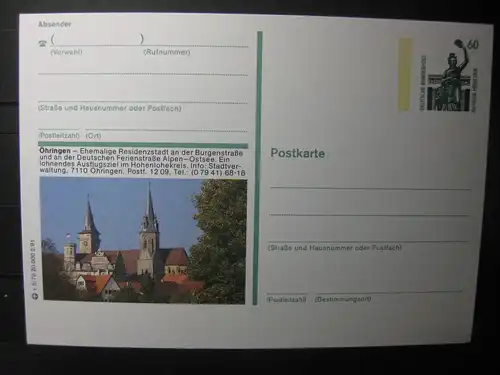 Bildpostkarte Öhringen