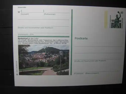 Bildpostkarte Biedenkopf