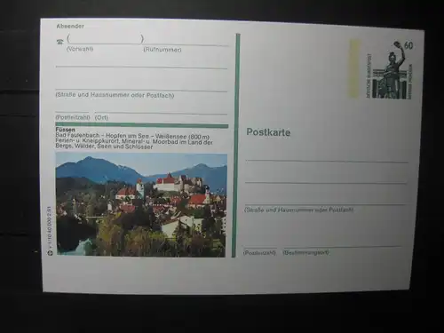 Bildpostkarte Füssen