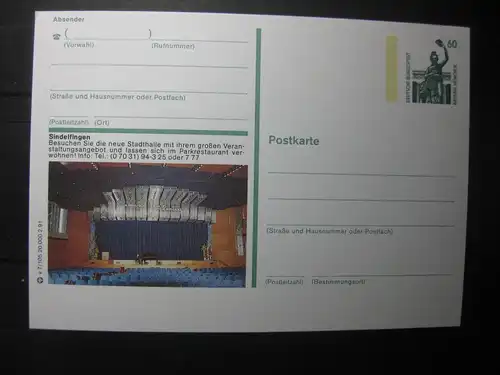 Bildpostkarte Sindelfingen