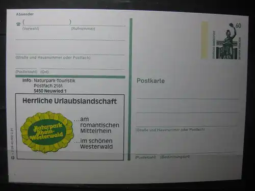 Bildpostkarte Neuwied