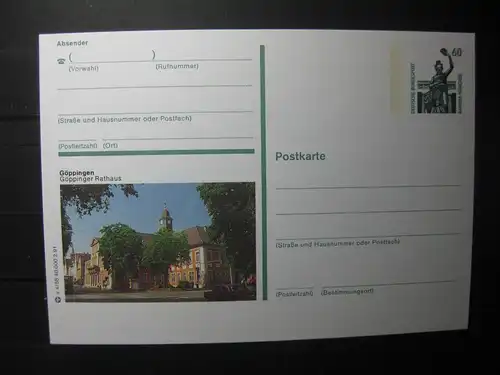 Bildpostkarte Göpppingen