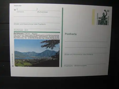 Bildpostkarte Bad Wiessee