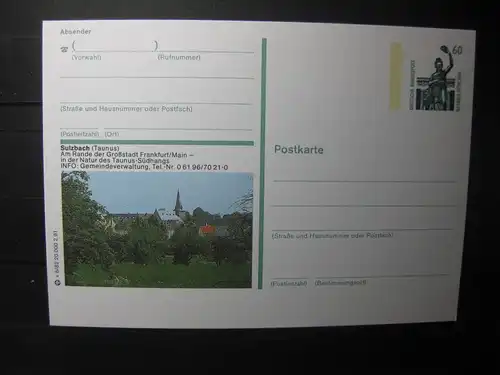 Bildpostkarte Sulzbach