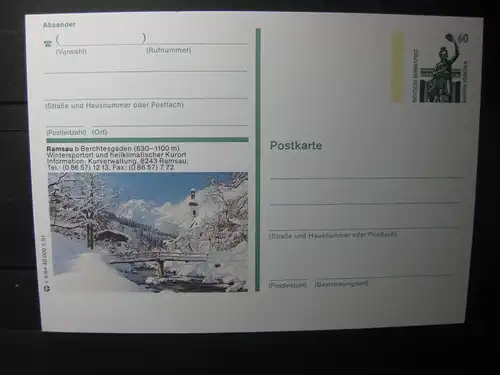 Bildpostkarte Ramsau