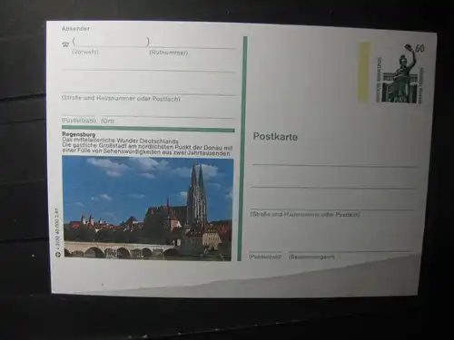 Bildpostkarte Regensburg