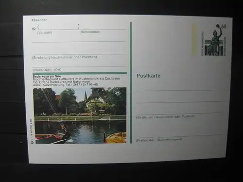 Bildpostkarte Bederkesa am See