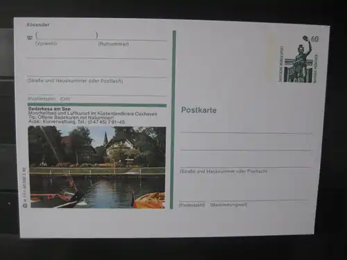 Bildpostkarte Bederkesa am See