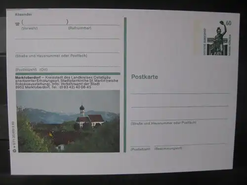 Bildpostkarte Marktoberdorf