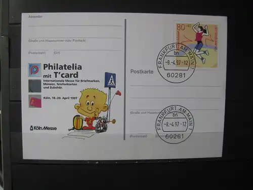 Sonderpostkarte PSo Philatelia 97 Köln