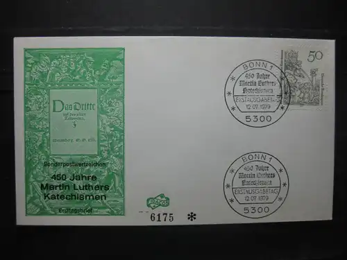 450 Jahre Luther Katechismen 1979, FDC