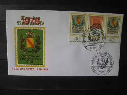 Tag der Briefmarke 1978; ZD Ersttagsbrief 
