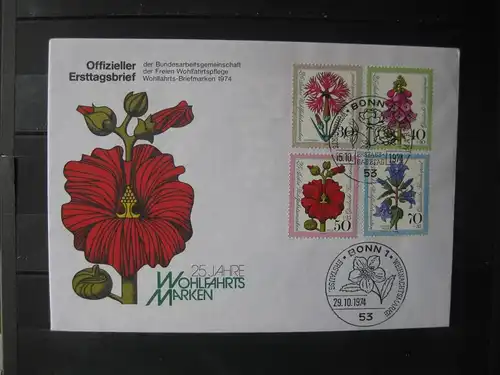 Wohlfahrt 1974 Ersttagsbrief ; FDC