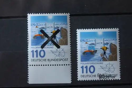 Polarforschung  Bundesrepublik 1981 als MUSTER, Mustermarke