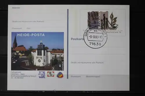 Sonderpostkarte PSo Heide-Posta 2002