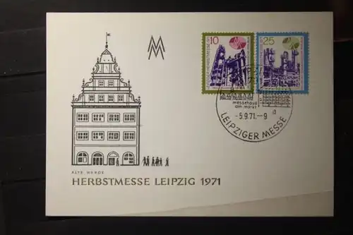 Leipziger Messe Karte 1971