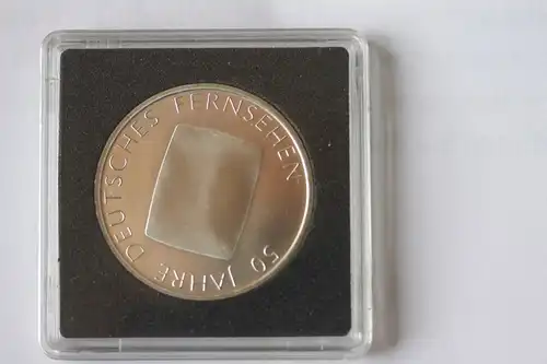 10 EURO Silbermünze 50 Jahre Deutsches Fernsehen, stg