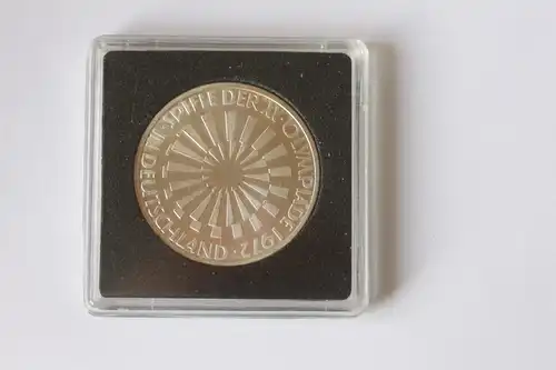 10 DM Silbermünze Olympiade 1972 in Deutschland; 1970 D, stg