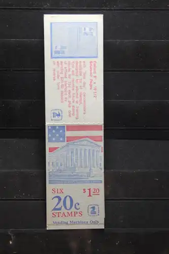 USA, Markenheft; 6 x 20 c