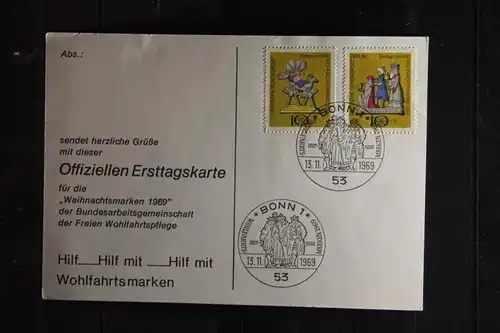 Weihnachten 1969 auf FDC