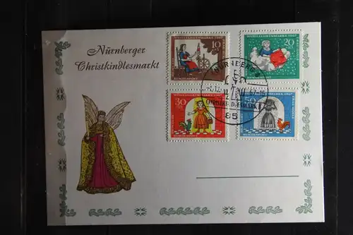 Wohlfahrt 1967 auf Karte Nürnberger Christkindlesmarkt