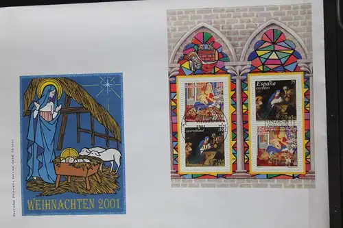 Ersttagsbrief Künstler- Ersttagsbrief FDC der Deutsche Postphilatelie: Weihnachten 2001