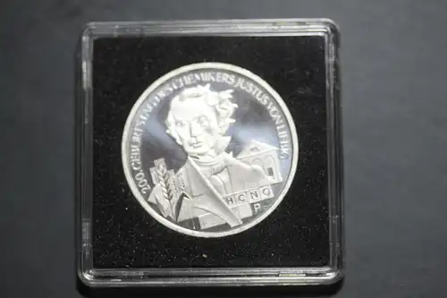 10 Euro Silbermünze  Justus von Liebig, stg