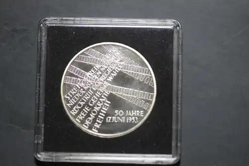 10 Euro Silbermünze 17. Juni 1953, stg