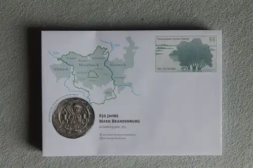 Umschlag mit Sonderwertstempel; USo 135; 850 Jahre Mark Brandenburg,  2007
