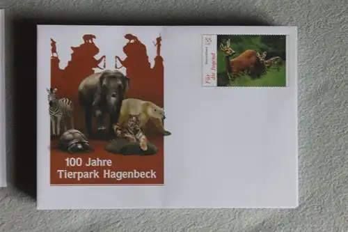 Umschlag mit Sonderwertstempel; USo 133, Tierpark Hagenbeck, 2007
