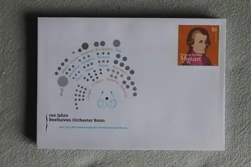 Umschlag mit Sonderwertstempel; USo 138, Beethoven-Orchester Bonn, 2007