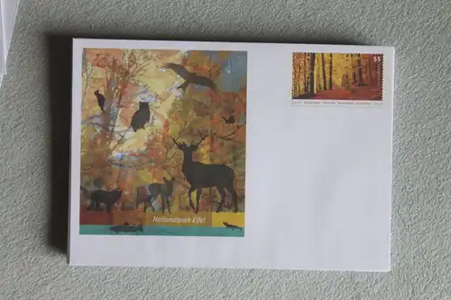 Umschlag mit Sonderwertstempel; USo 161; Nationalpark Eifel, 2008