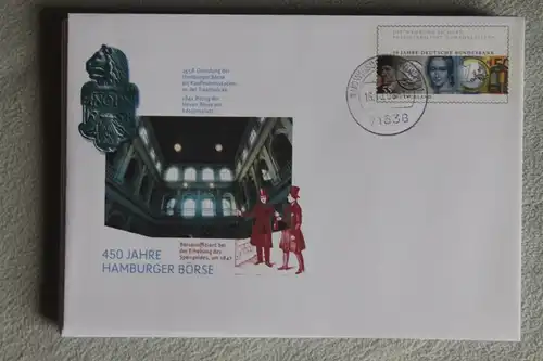 Umschlag mit Sonderwertstempel; USo 164; Hamburger Börse, 2008