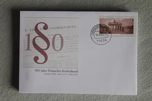 Umschlag mit Sonderwertstempel; USo 174; Deutscher Richterbund, 2009