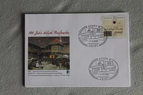 Umschlag mit Sonderwertstempel; USo 182; IBRA, NAPOSTA, Tag der Briefmarke 2009