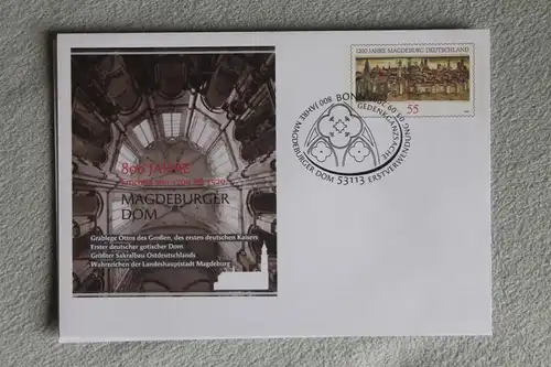 Umschlag mit Sonderwertstempel; USo 189, Magdeburger Dom, 2009