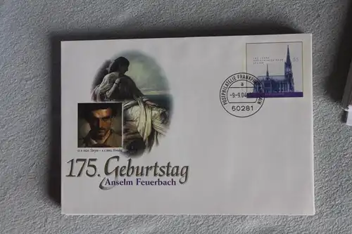 Umschlag mit Sonderwertstempel; USo 80; Anselm Feuerbach, 2004