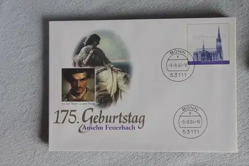 Umschlag mit Sonderwertstempel; USo 80; Anselm Feuerbach, 2004