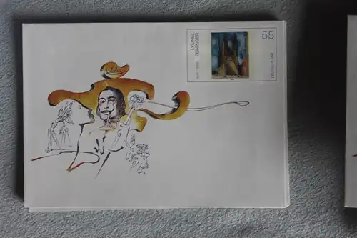 Umschlag mit Sonderwertstempel; USo 74; Salvador Dali, 2004