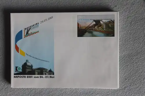 Umschlag mit Sonderwertstempel; USo 28; NAPOSTA 2001