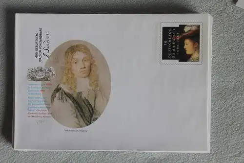 Umschlag mit Sonderwertstempel; USo 119; Joachim von Sandrart