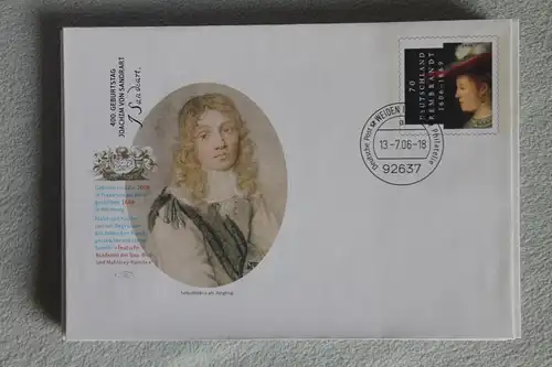 Umschlag mit Sonderwertstempel; USo 119; Joachim von Sandrart