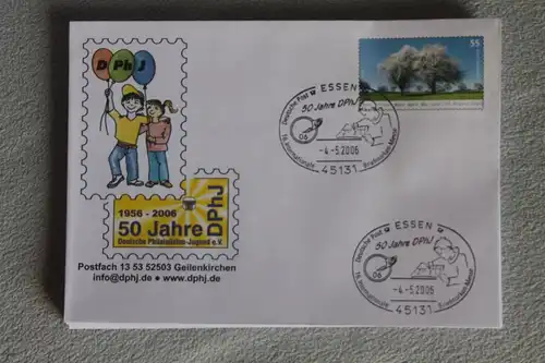 Umschlag mit Sonderwertstempel; USo 117; 50 Jahre DPhJ