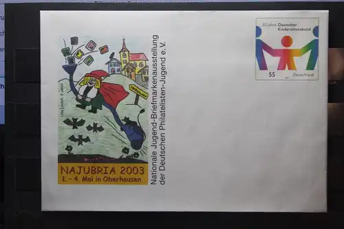 Umschlag mit Sonderwertstempel; USo 57; NAJUBRIA 2003