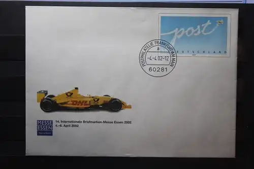 Umschlag mit Sonderwertstempel; USo 36; Intern. Briefmarken-Messe Essen 2002