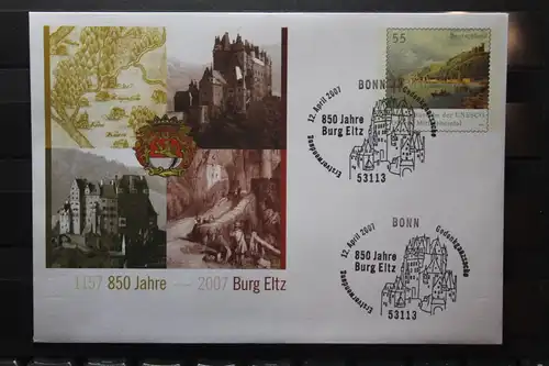 Umschlag mit Sonderwertstempel; USo 131; Burg Eltz